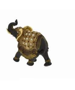 Grayson Lane Gold Polystone Elephant Sculptures - Set of 3 8 Grayson Lane Gold Polystone Elephant Sculptures - Set of 3 -GRAYSON LANE shop 330862900 AlternateImage3 l