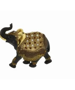 Grayson Lane Gold Polystone Elephant Sculptures - Set of 3 9 Grayson Lane Gold Polystone Elephant Sculptures - Set of 3 -GRAYSON LANE shop 330862900 AlternateImage4 l
