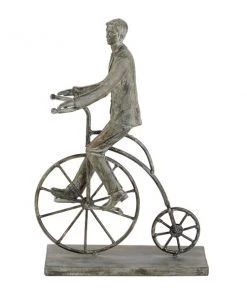 Grayson Lane Grey Polystone Bicycle