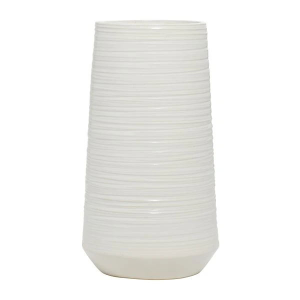 Grayson Lane Matte White Porcelain Vase 4 Grayson Lane Matte White Porcelain Vase - Image 4