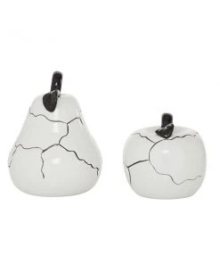 Grayson Lane White Domolite Fruit Sculptures - Set of 2 -GRAYSON LANE shop 330862911 AlternateImage3 l