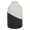 Grayson Lane Contemporary Black and White Ceramic Vase