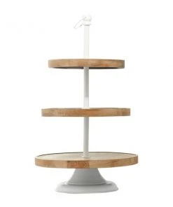 Grayson Lane 3-Tier Wooden Cake Stand -GRAYSON LANE shop 330862917 AlternateImage4 l