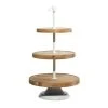 Grayson Lane 3-Tier Wooden Cake Stand