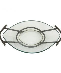 Grayson Lane Copper and Clear Glass Serving Bowl -GRAYSON LANE shop 330862926 AlternateImage4 l