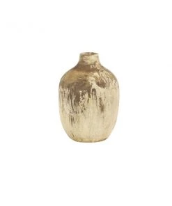 Grayson Lane Farmhouse Beige Ceramic Vase