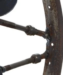 Grayson Lane Grey Metal Wheel Sculpture -GRAYSON LANE shop 330862944 AlternateImage2 l