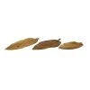 Grayson Lane Brown Teak Wood Trays - Set of 3