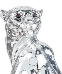 Grayson Lane Silver Polystone Leopard Sculpture -GRAYSON LANE shop 330862954 AlternateImage2 l