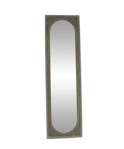 Grayson Lane 69.5-in L X 20.13-in W Traditional Rectangle Brown Framed Wall Mirror