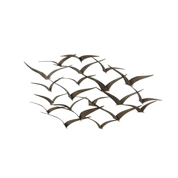 Grayson Lane 26-in H x 47-in W Black Metal Coastal Birds Wall Accent 1 Grayson Lane 26-in H x 47-in W Black Metal Coastal Birds Wall Accent
