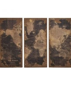 Grayson Lane 47-in H x 22-in W Black Wood Vintage Architecture Wall Accent - 3-Pack -GRAYSON LANE shop 330901638 AlternateImage7 l