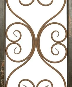 Grayson Lane 48-in H x 15-in W Brown Metal Transitional Ornamental Wall Accent -GRAYSON LANE shop 330901640 AlternateImage6 l