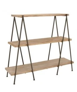 Grayson Lane 18-in D x 59-in W x 51-in H 3-Tier Decorative Wood Shelves -GRAYSON LANE shop 330901645 AlternateImage5 l