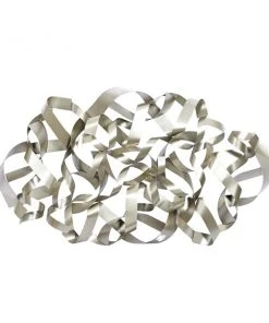 Grayson Lane 36-in H x 53-in W Grey Metal Modern/Contemporary Abstract Wall Accent