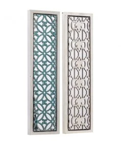 Grayson Lane 43-in H x 12-in W White MDF Glam Ornamental Wall Accent - 2-Pack -GRAYSON LANE shop 330901647 AlternateImage7 l