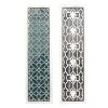 Grayson Lane 43-in H x 12-in W White MDF Glam Ornamental Wall Accent - 2-Pack