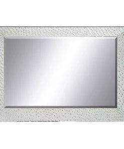 Grayson Lane 46.31-in L X 31.19-in W Modern Rectangle Clear Framed Wall Mirror