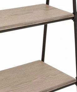 Grayson Lane 17-in D x 24-in W x 72-in H 5-Tier Leaning Wood Shelves -GRAYSON LANE shop 330901650 AlternateImage4 l