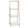 Grayson Lane 16-in D x 18-in W x 48.5-in H 0-Tier Leaning Wood Shelves