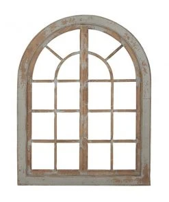 Grayson Lane 48-in H x 37-in W Grey Wood Farmhouse/Rustic Abstract Wall Accent