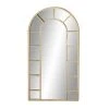 Grayson Lane 60-in L X 32-in W Traditional Arch Gold Framed Wall Mirror
