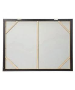 Grayson Lane Gold Wood Framed 35.5-in H x 47.5-in W Abstract White Canvas Painting -GRAYSON LANE shop 330901660 AlternateImage7 l