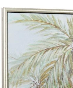 Grayson Lane Gold Wood Framed 37-in H x 48-in W Floral Green Canvas Hand-Painted Painting -GRAYSON LANE shop 330901670 AlternateImage3 l