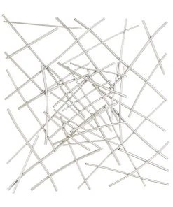 Grayson Lane 48-in H x 48-in W Silver Metal Modern/Contemporary Abstract Wall Accent -GRAYSON LANE shop 330901671 AlternateImage7 l