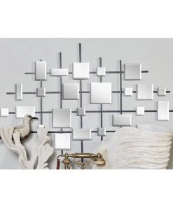 Grayson Lane 44-in H x 28-in W Clear Metal Glam Abstract Wall Accent -GRAYSON LANE shop 330901689 AlternateImage3 l