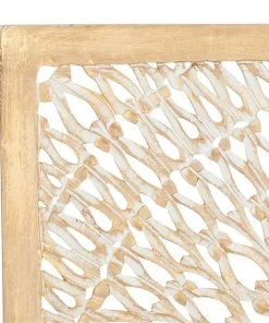 Grayson Lane 48-in H x 48-in W Brown/Tan Wood Traditional Ornamental Wall Accent -GRAYSON LANE shop 330901691 AlternateImage5 l