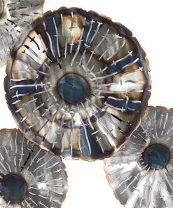 Grayson Lane 28-in H x 46-in W Silver Metal Modern/Contemporary Floral and Botanical Wall Accent -GRAYSON LANE shop 330901695 AlternateImage5 l