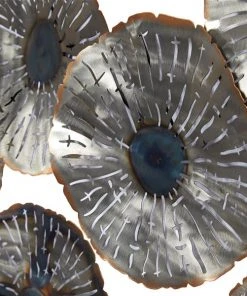 Grayson Lane 28-in H x 46-in W Silver Metal Modern/Contemporary Floral and Botanical Wall Accent -GRAYSON LANE shop 330901695 AlternateImage6 l