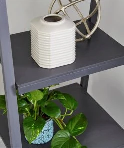 Grayson Lane 19-in D x 22-in W x 65-in H 5-Tier Leaning Wood Shelves -GRAYSON LANE shop 330901698 AlternateImage2 l