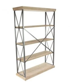 Grayson Lane 17-in D x 48-in W x 72-in H 5-Tier Decorative Wood Shelves -GRAYSON LANE shop 330901700 AlternateImage5 l