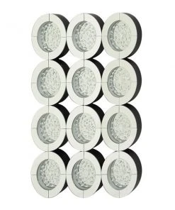 Grayson Lane 29.31-in L X 39.25-in W Glam Round Silver Framed Wall Mirror -GRAYSON LANE shop 330901703 AlternateImage5 l