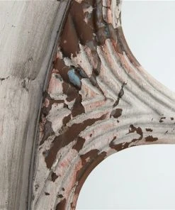 Grayson Lane 51.88-in L X 34.31-in W Vintage Arch White Framed Wall Mirror -GRAYSON LANE shop 330901717 AlternateImage3 l