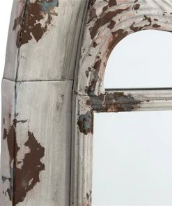 Grayson Lane 51.88-in L X 34.31-in W Vintage Arch White Framed Wall Mirror -GRAYSON LANE shop 330901717 AlternateImage4 l