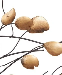 Grayson Lane 16-in H x 60-in W Gold Metal Modern/Contemporary Floral and Botanical Wall Accent 2 Grayson Lane 16-in H x 60-in W Gold Metal Modern/Contemporary Floral and Botanical Wall Accent -GRAYSON LANE shop 330901724 AlternateImage5 l