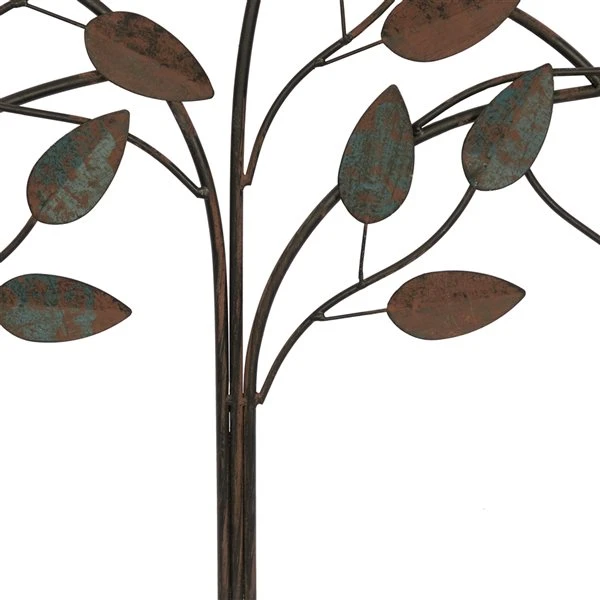 Grayson Lane 27-in H x 48-in W Brown Metal Nature Wall Accent 4 Grayson Lane 27-in H x 48-in W Brown Metal Nature Wall Accent - Image 4