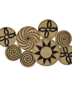 Grayson Lane 28.5-in H x 44-in W Brown Metal Eclectic Abstract Wall Accent