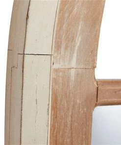 Grayson Lane 35.30-in L X 25.70-in W Vintage Arch Brown Framed Wall Mirror -GRAYSON LANE shop 330901728 AlternateImage4 l