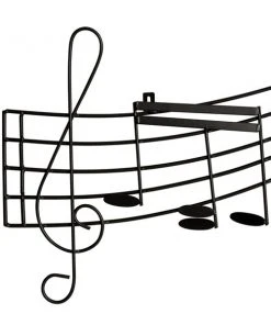 Grayson Lane 21-in H x 49-in W Black Metal Traditional Entertainment Wall Accent -GRAYSON LANE shop 330901730 AlternateImage5 l