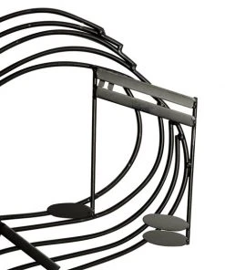 Grayson Lane 21-in H x 49-in W Black Metal Traditional Entertainment Wall Accent -GRAYSON LANE shop 330901730 AlternateImage6 l