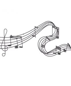 Grayson Lane 21-in H x 49-in W Black Metal Traditional Entertainment Wall Accent -GRAYSON LANE shop 330901730 AlternateImage7 l