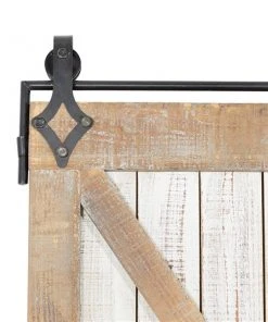 Grayson Lane 67-in H x 25-in W Brown Metal and Wood Farmhouse/Rustic Abstract Wall Accent -GRAYSON LANE shop 330901733 AlternateImage6 l