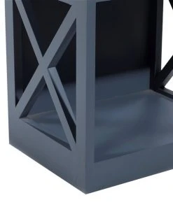 Grayson Lane 12-in D x 16-in W x 51-in H 4-Tier Grey Decorative Wood Shelves -GRAYSON LANE shop 330901740 AlternateImage4 l