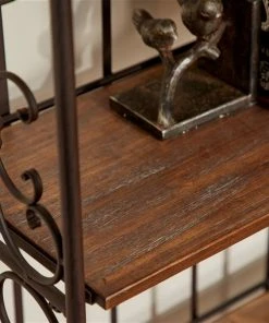 Grayson Lane 12-in D x 27-in W x 68-in H 4-Tier Decorative Metal Shelves -GRAYSON LANE shop 330901741 AlternateImage3 l