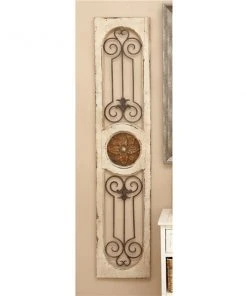 Grayson Lane 58-in H x 12-in W White Metal Farmhouse/Rustic Ornamental Wall Accent -GRAYSON LANE shop 330901749 AlternateImage3 l