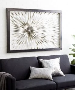 Grayson Lane 40-in H x 60-in W Black Metal Modern/Contemporary Abstract Wall Accent -GRAYSON LANE shop 330901750 AlternateImage2 l